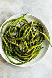 Grilled Garlic Scapes