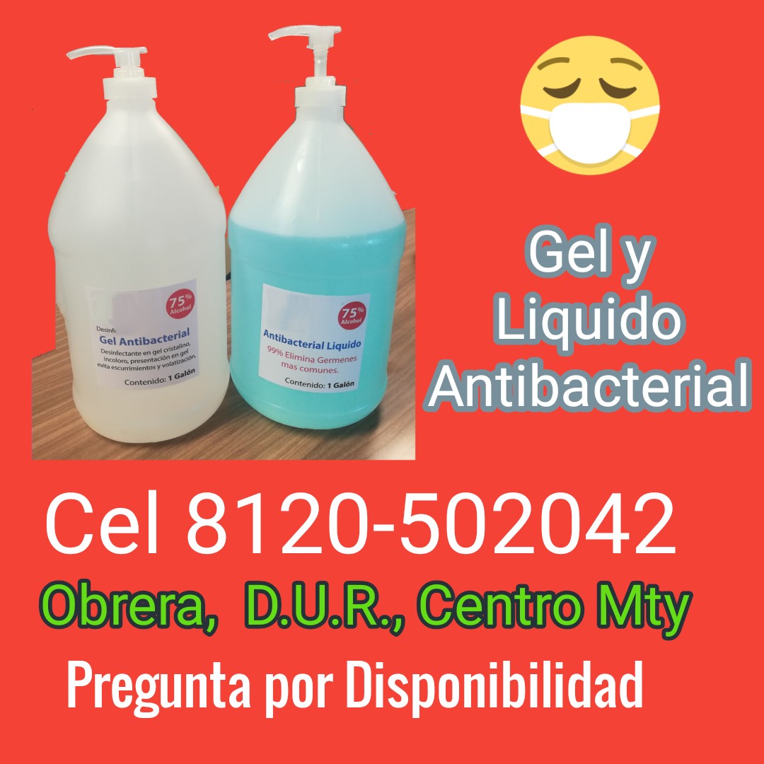 Gel y Liquido Antibacterial