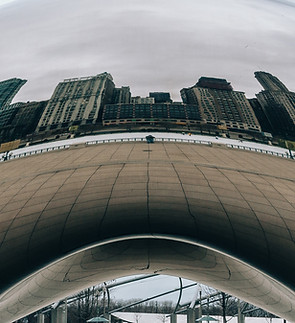 Cityscape Reflection Sphere
