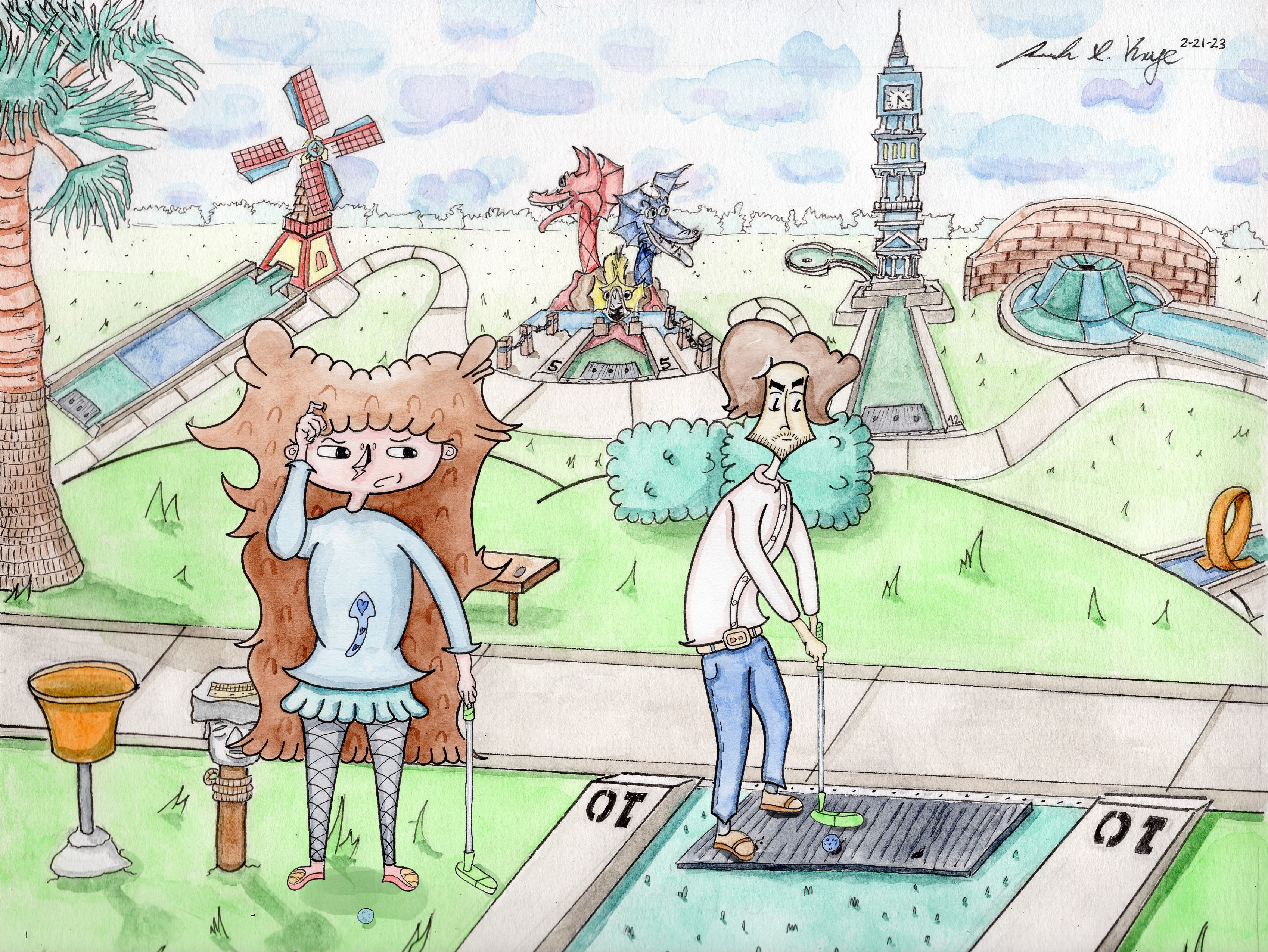 Original Watercolor Commission - Premium