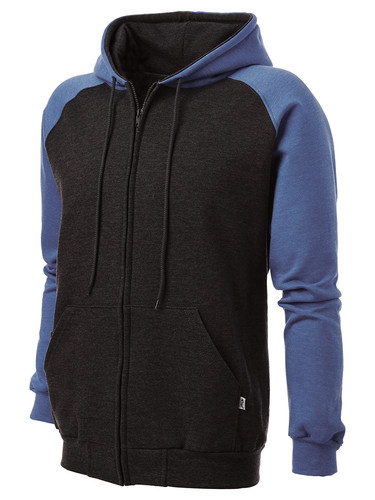 さらに100円引き◆MMLG◆PLAY RAGLAN HOOD KF4047 2Tone Raglan SuperSoft Full Zip