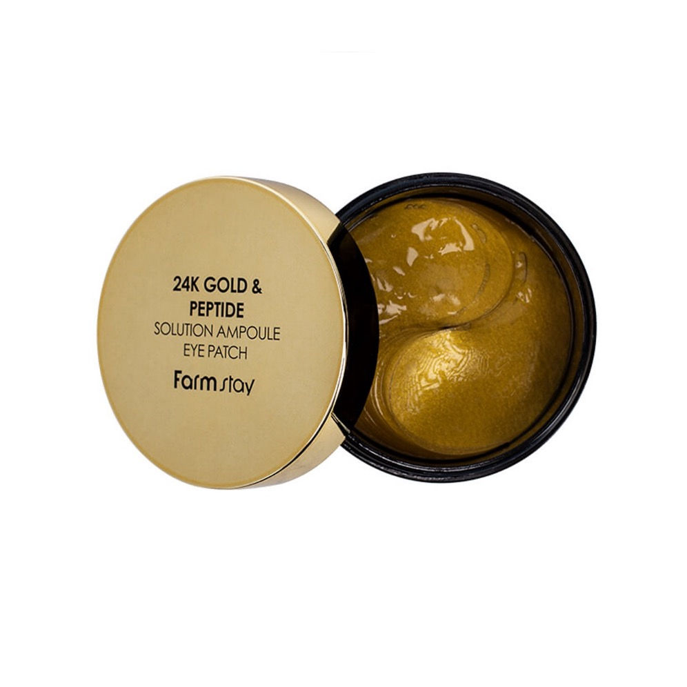 Farmstay - 24K Gold & Peptide Solution Ampoule Eye Patch 60 patches