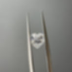 Miniatura: Moissanita corazón 