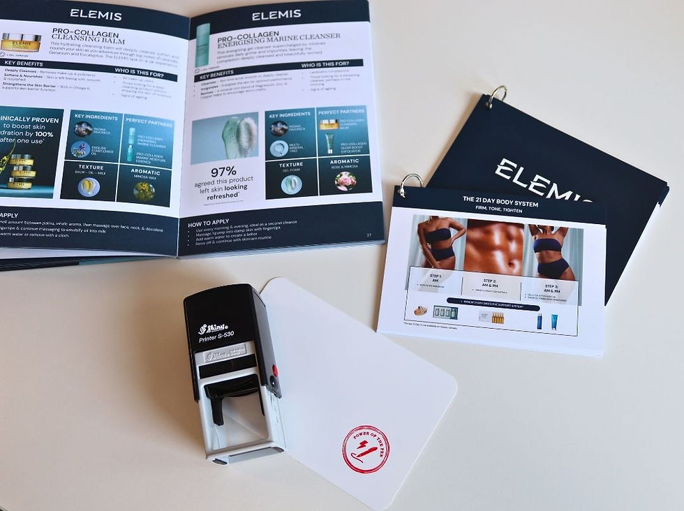 Elemis Training Materials