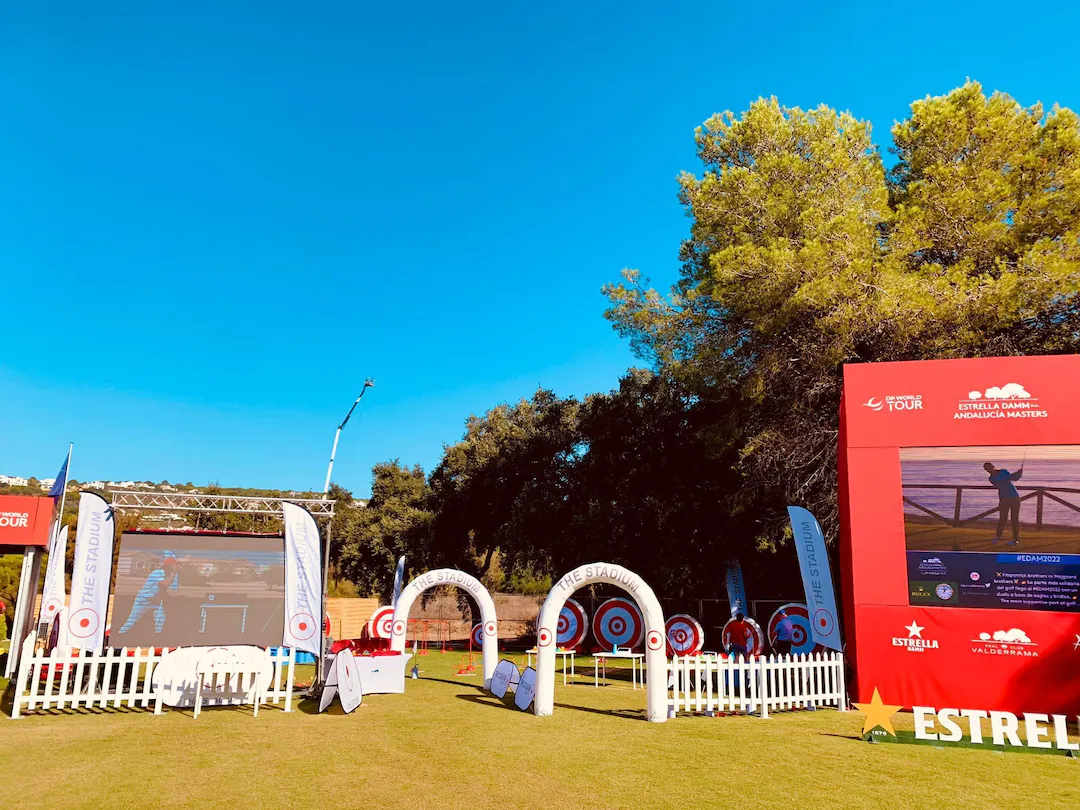 myStadium present at Estrella Damm Andalucia Masters
