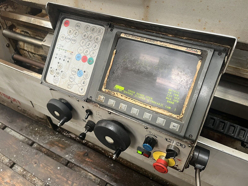 Thumbnail: Harrison Alpha 550 Lathe * 1 Owner * CNC Engineer metal work