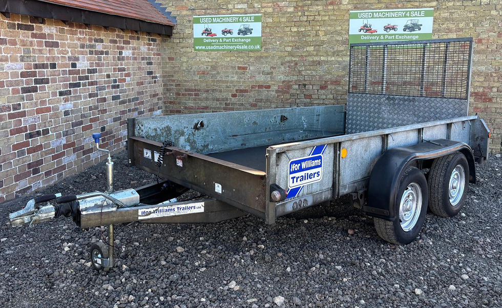 Thumbnail: Ifor Williams GD105 G Twin Axle Plant Trailer 2.7 Ton Flatbed Dropside Brian Jam