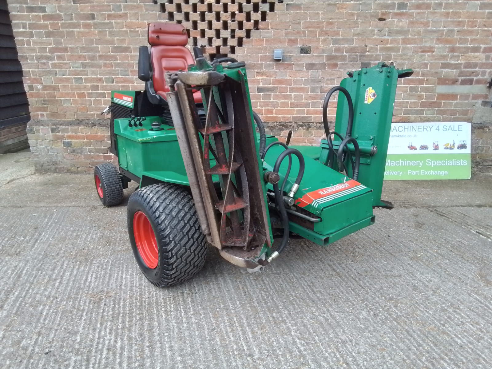 Ransomes Parkway 3 Ride On Triple Cylinder Mower For Sale