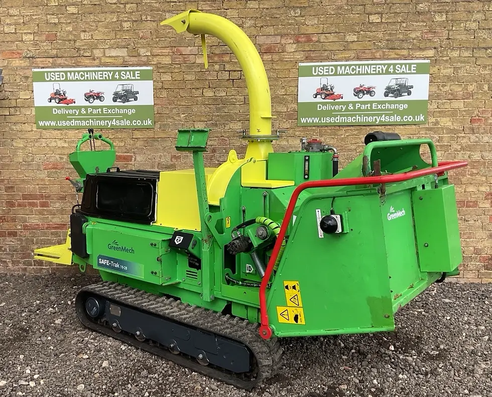 Thumbnail: Greenmech Safe-Trak 19-28 Wood Chipper (Plus VAT)