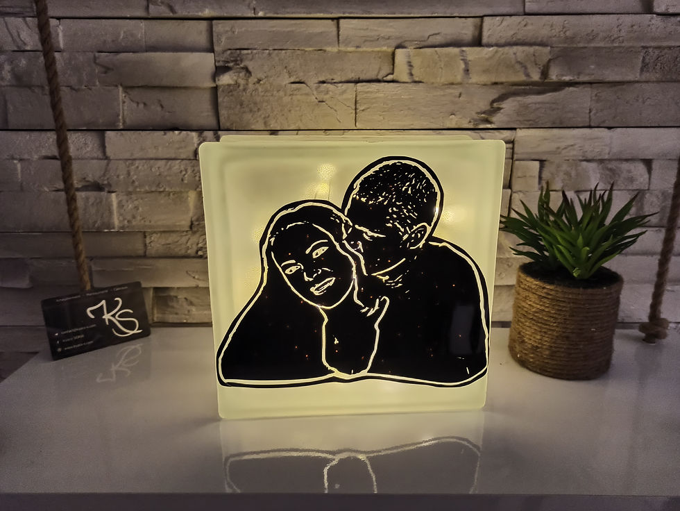 Miniature : Lampe verre photo