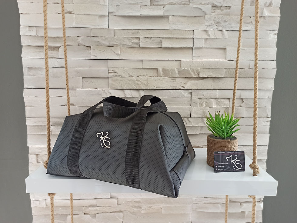 Miniature : Glacière "Duo" Sac isotherme noir perforé