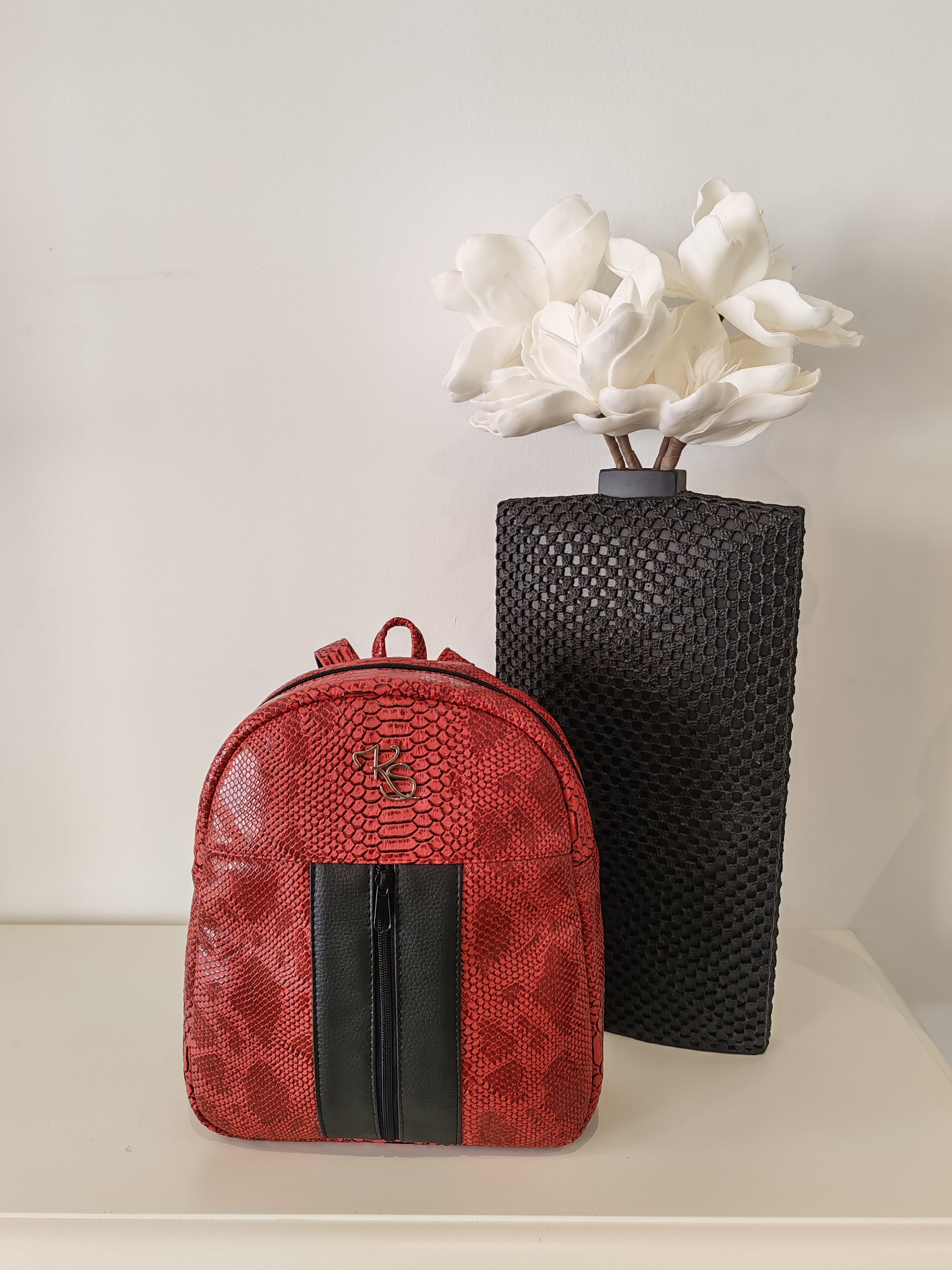 Sac à dos modèle " Galaxy " rouge comodo et noir