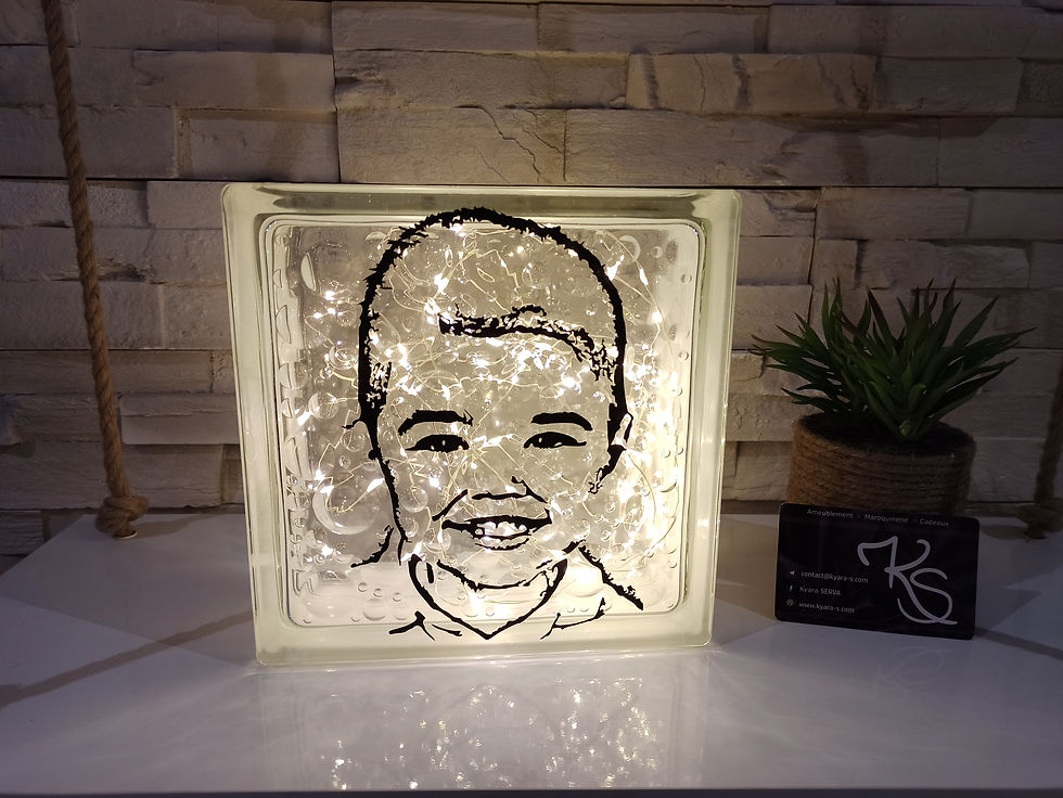 Miniature : Lampe verre photo