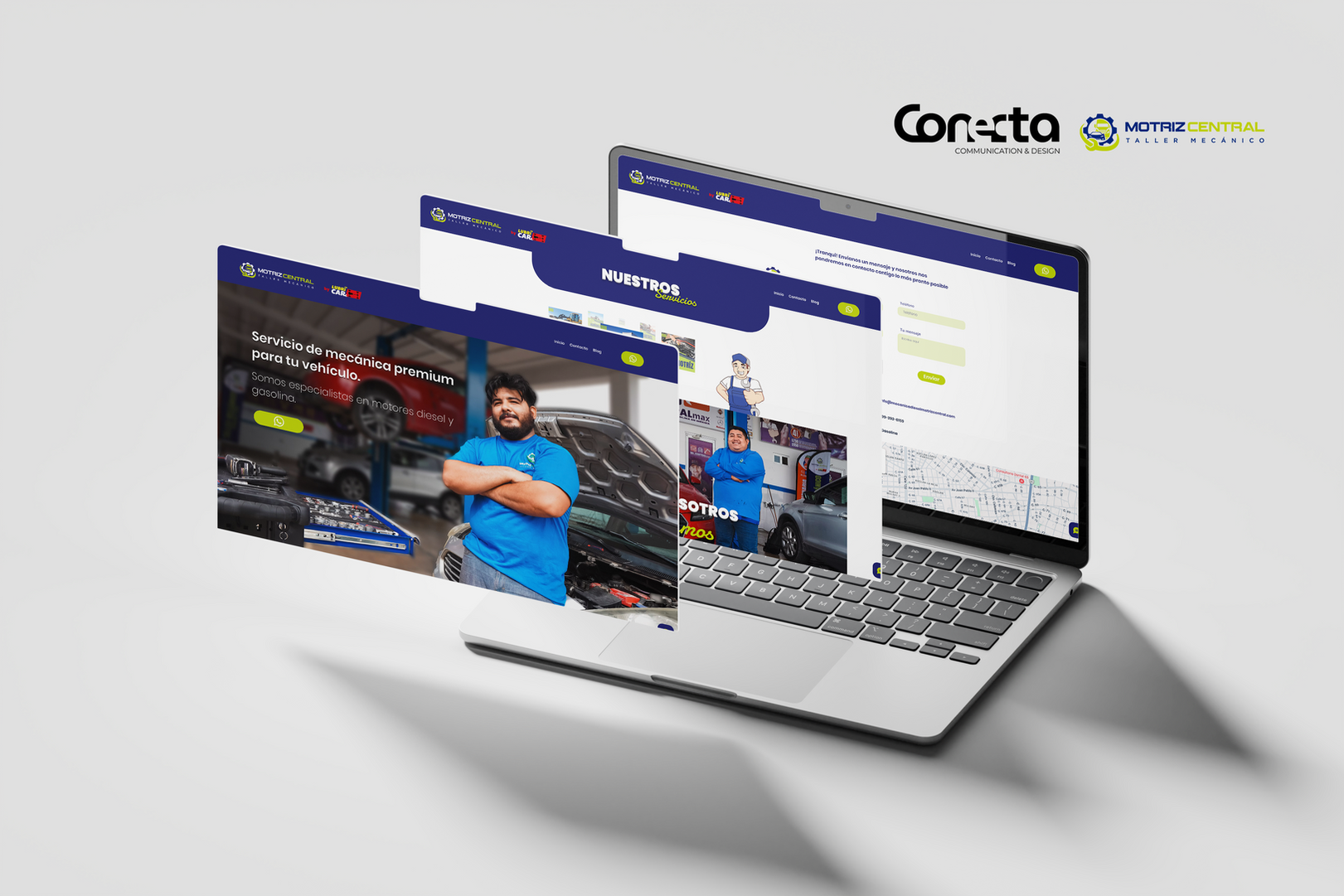 Diseño web hecho por Conecta