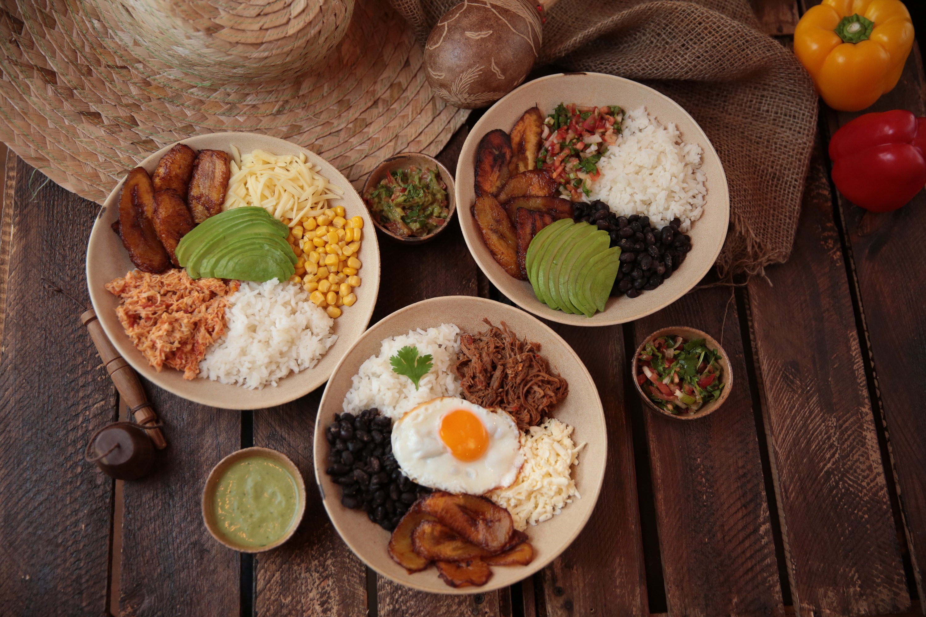 Arranged Food and Objects