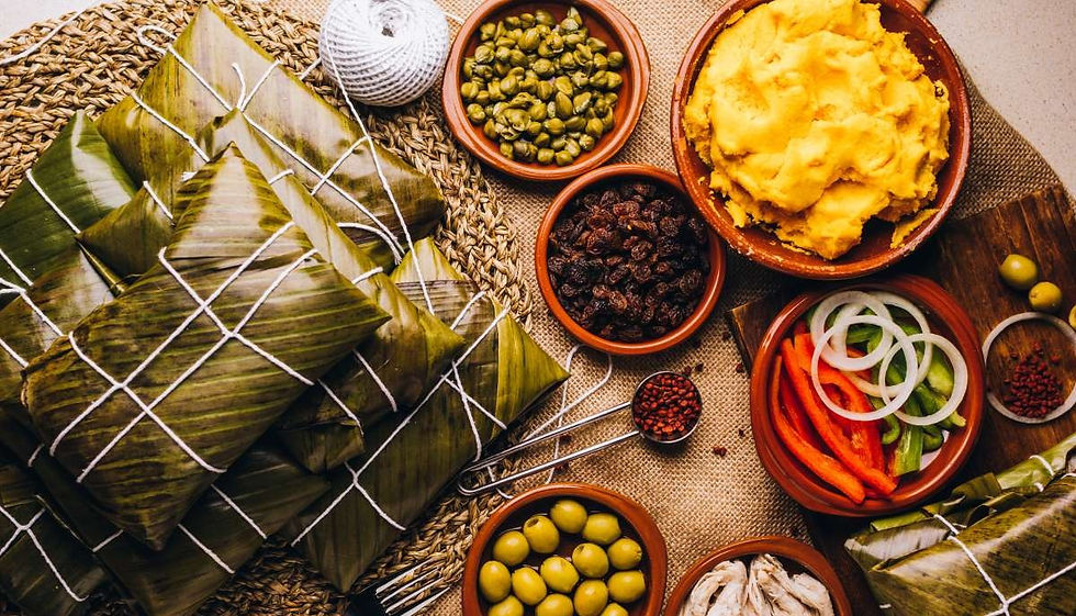 Arranged Food and Objects