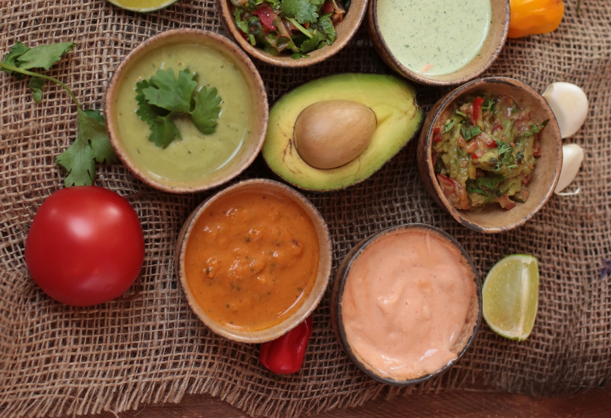 Arranged Food and Objects