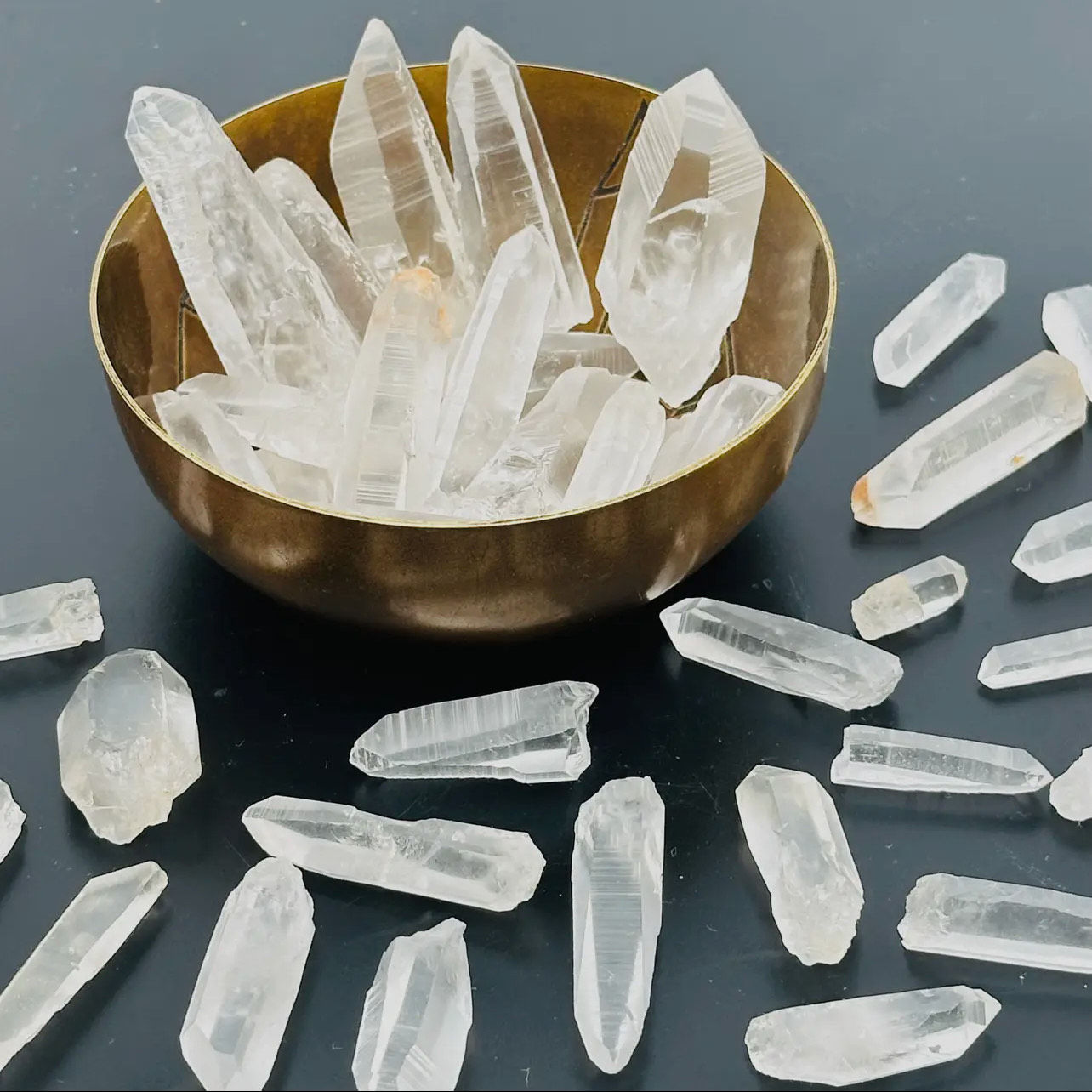 Natural Lemurian Quartz Crystal Points