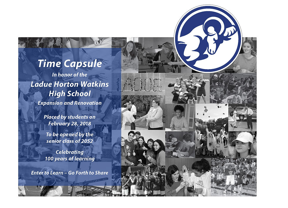Time Capsule Location Sign