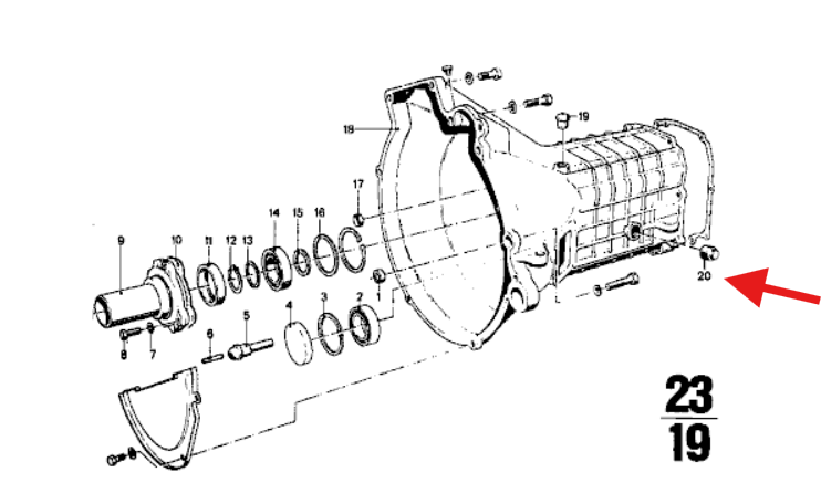 Thumbnail: Genuine BMW Transmission Drain Plug Set