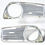 Thumbnail: BMW 2002/2002tii ALUMINUM Early Side Grille SET (Up to 08/1973)