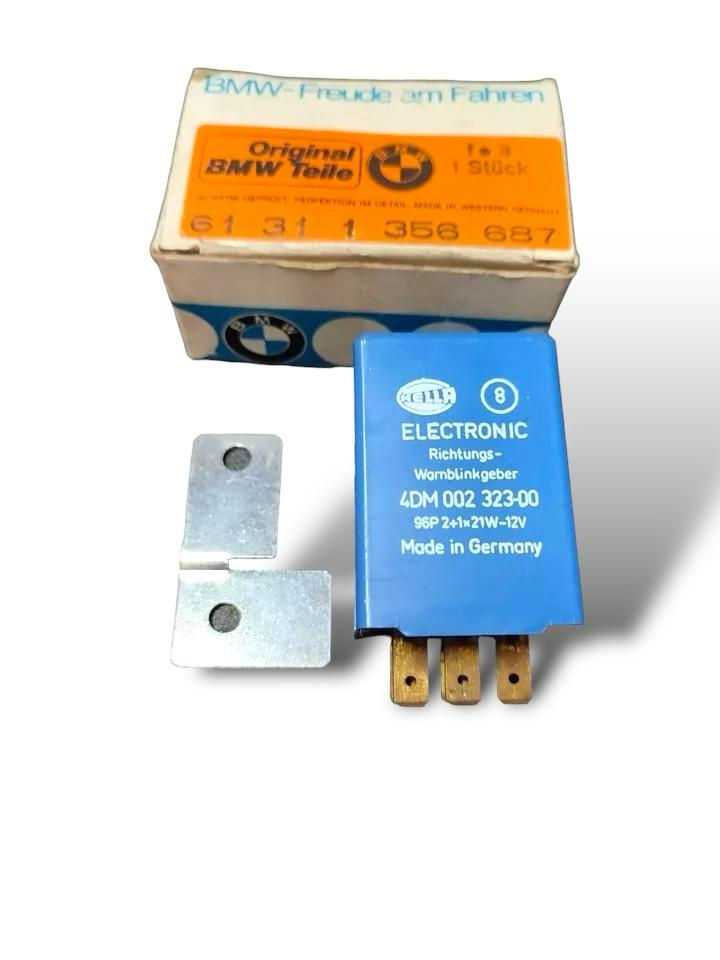 Genuine BMW 2002 Hazard Warning Relay (5-Prong / Blue) - NOS/NLA