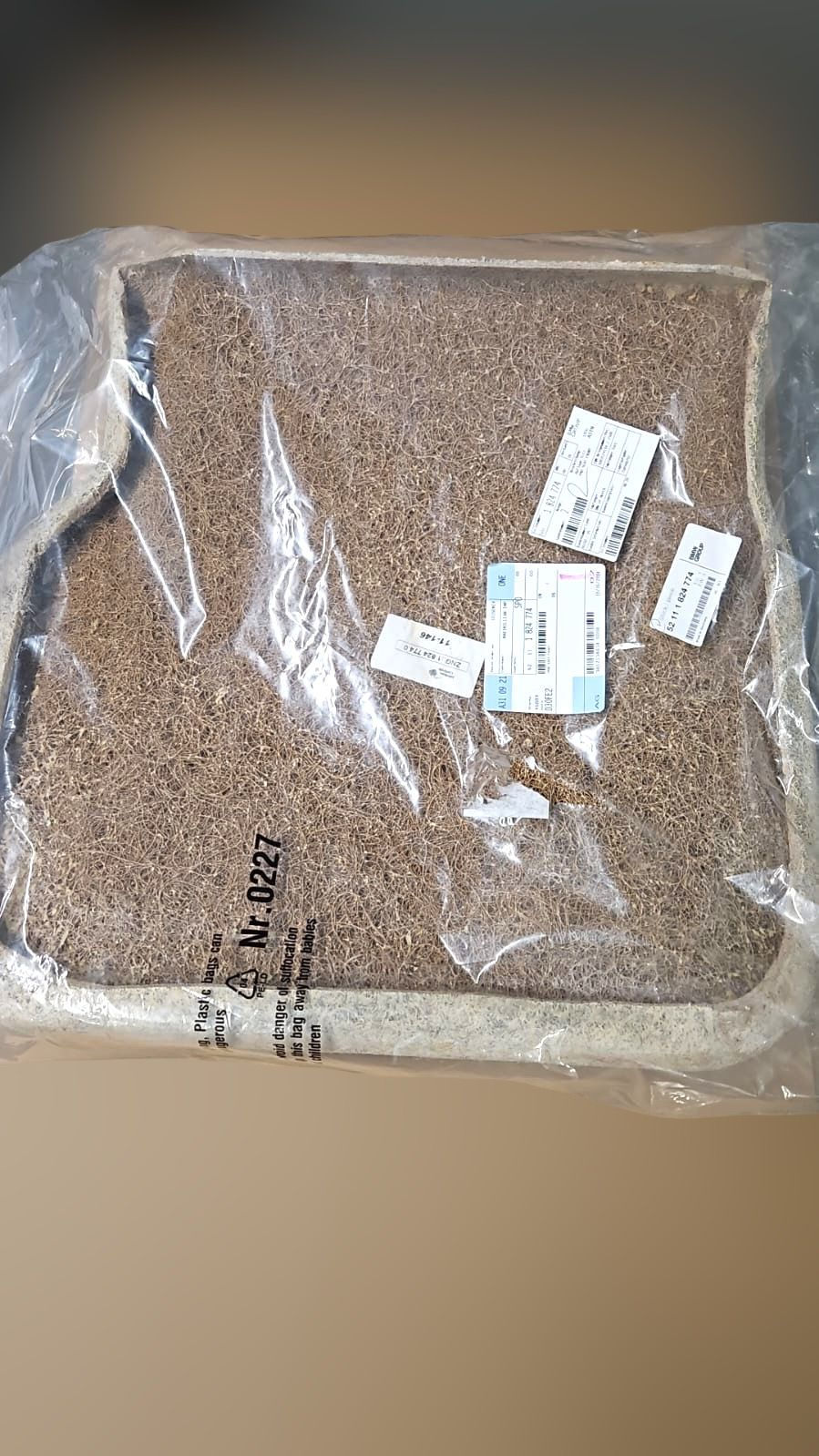 Thumbnail: Genuine BMW 2002 Bottom Horse Hair Seat Pads