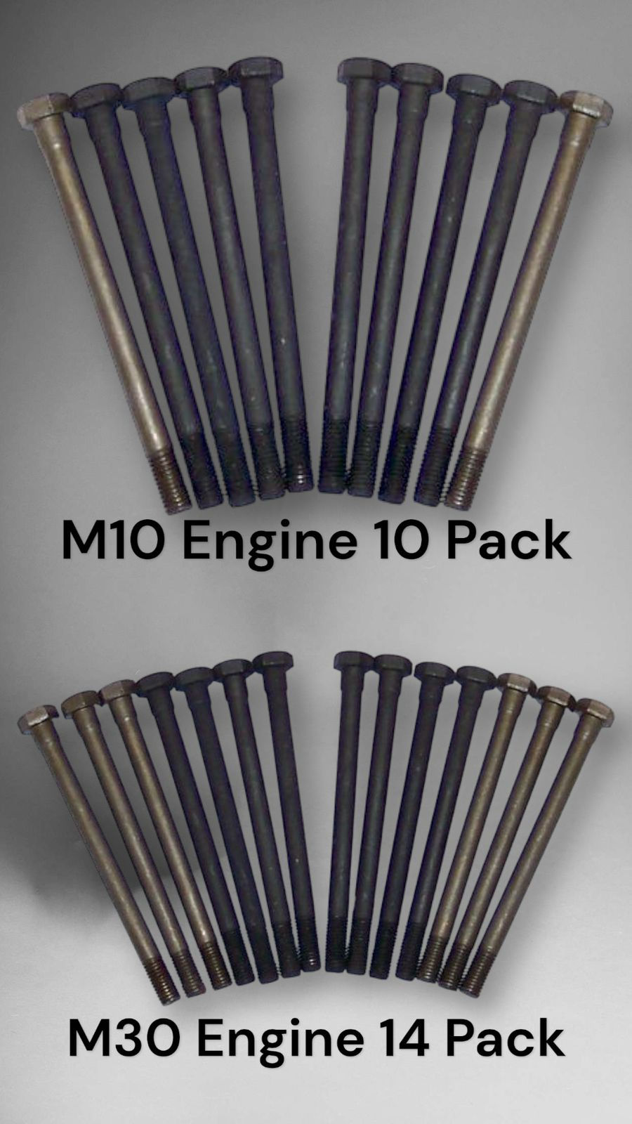 BMW Cylinder Head Bolt Sets for M10 and M30 Engines