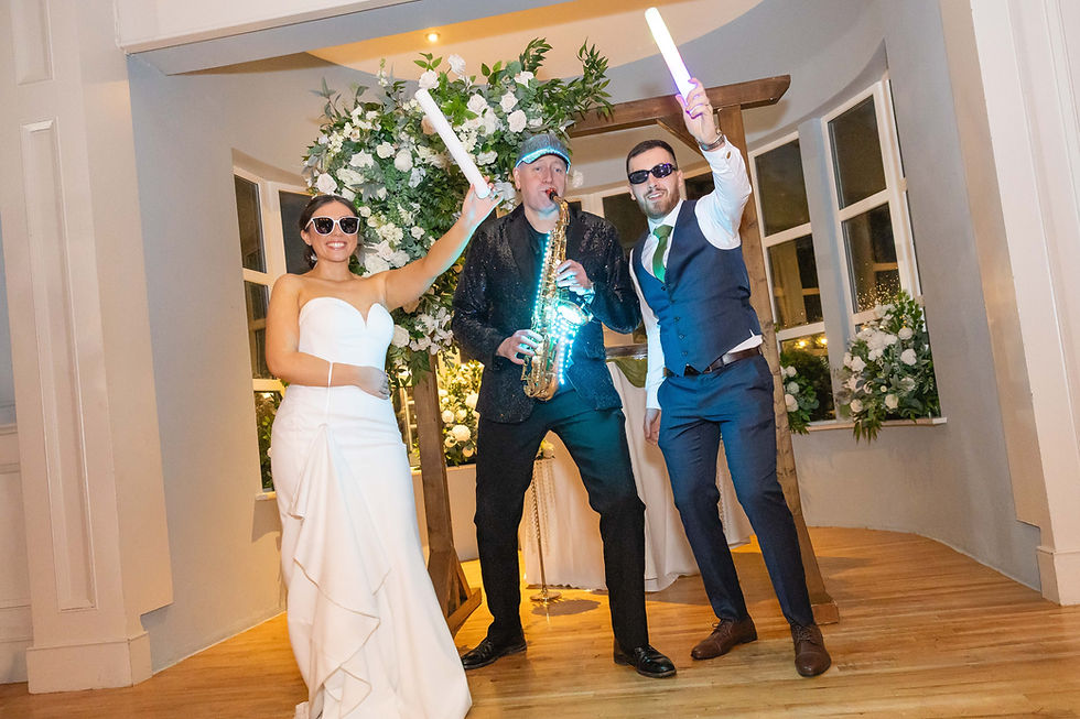 Wedding Sax Player and DJ Entertainment in Ireland After Dinner with Tommy Sax