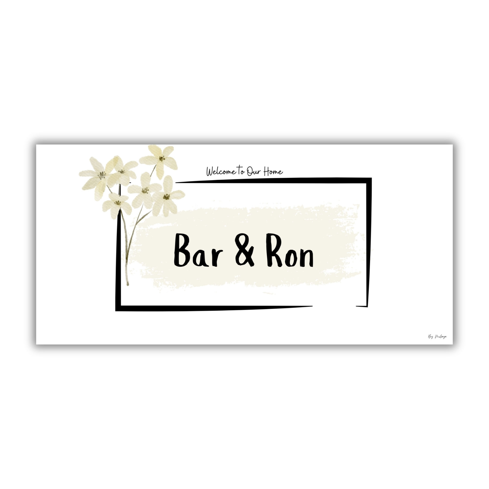 שלט מגנטי לדלת