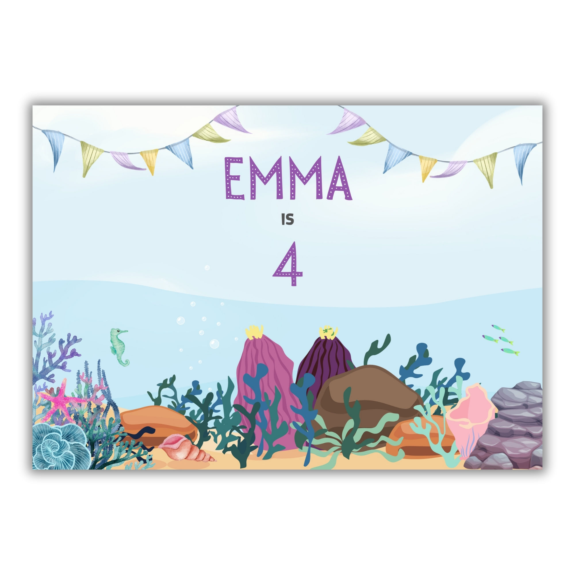 שלט ליום הולדת