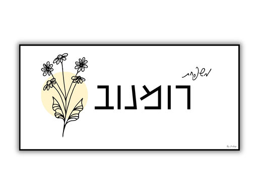 שלט מגנטי לדלת