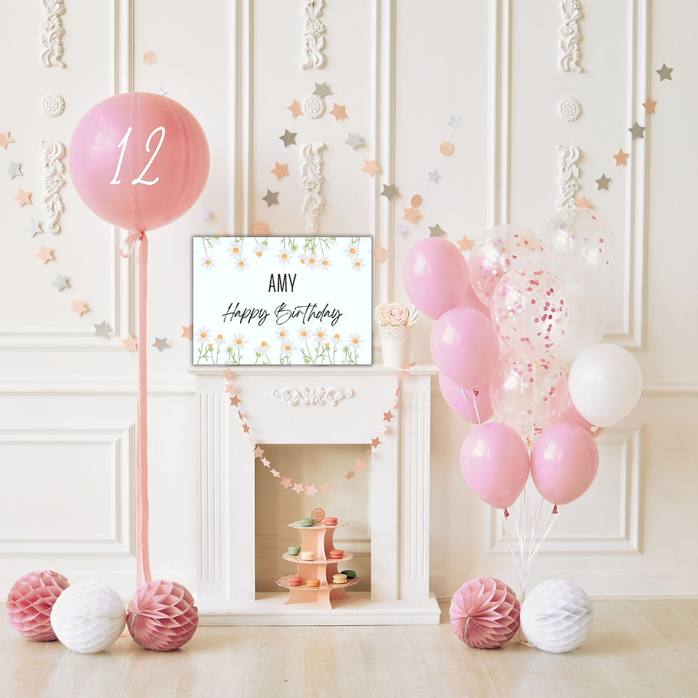 שלט מעוצב לבת מצווה