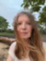 Me facing my fears! and doing it anyway ~ the top with tassels that caught the dog's eye