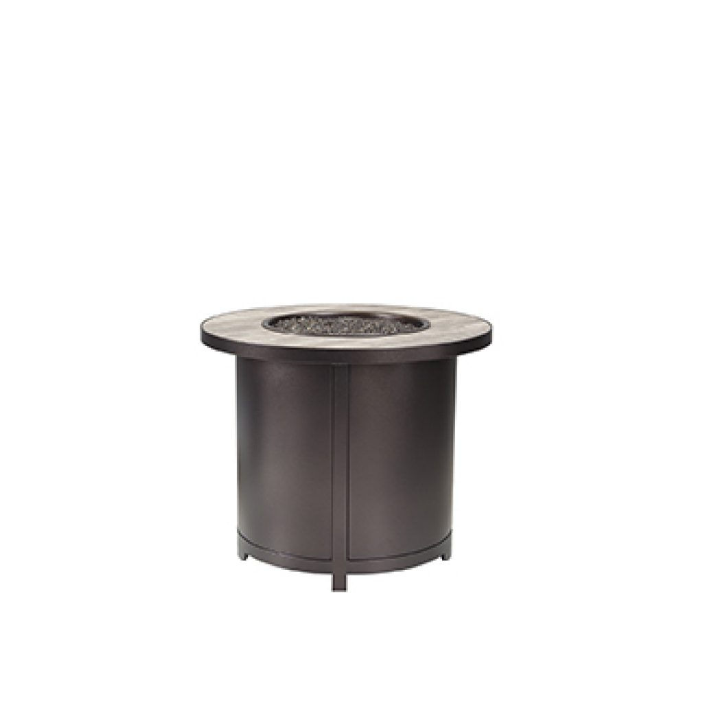 30" Rd. Chat Height Elba Aluminum Fire Pit