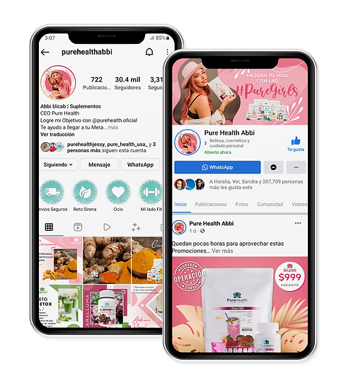 Pure Health Social Media