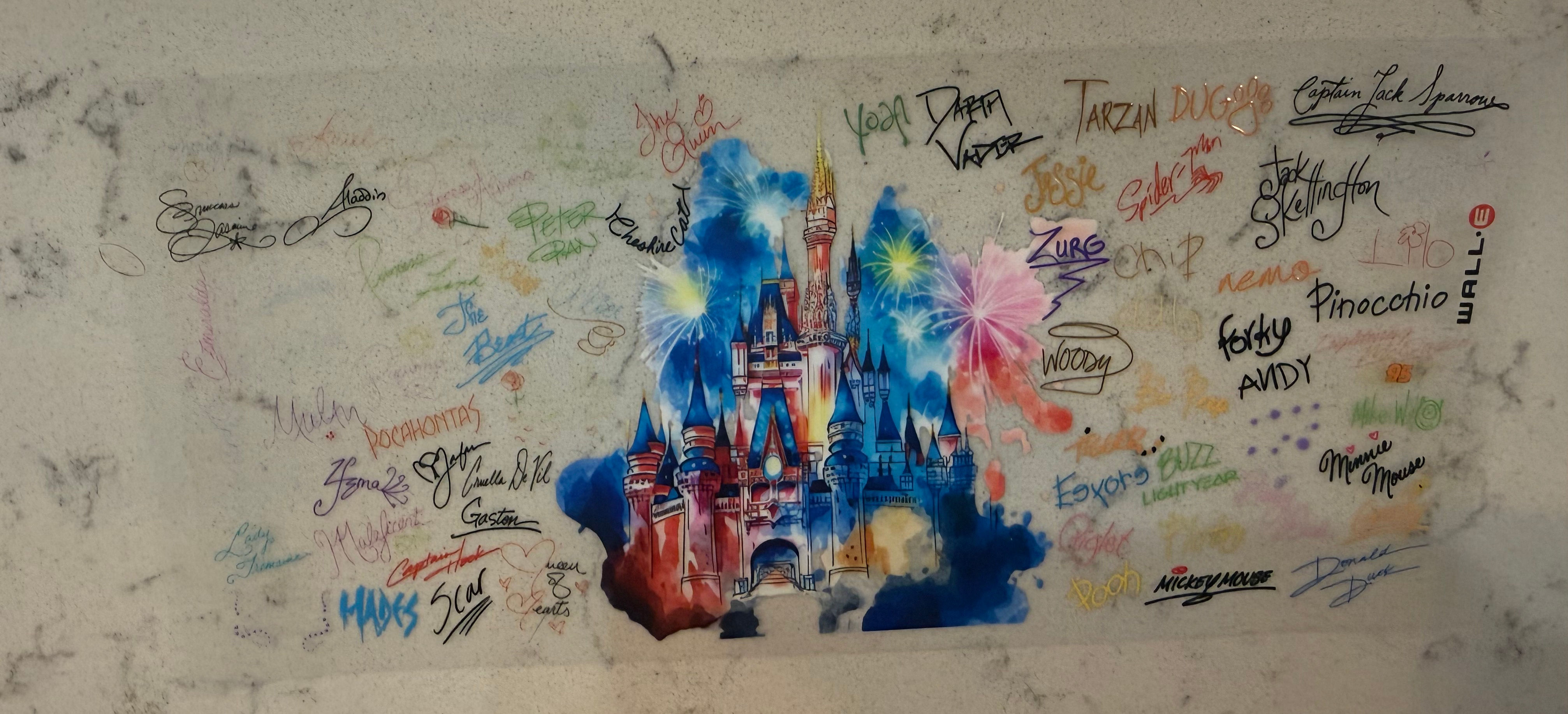 Disney Castle Signatures