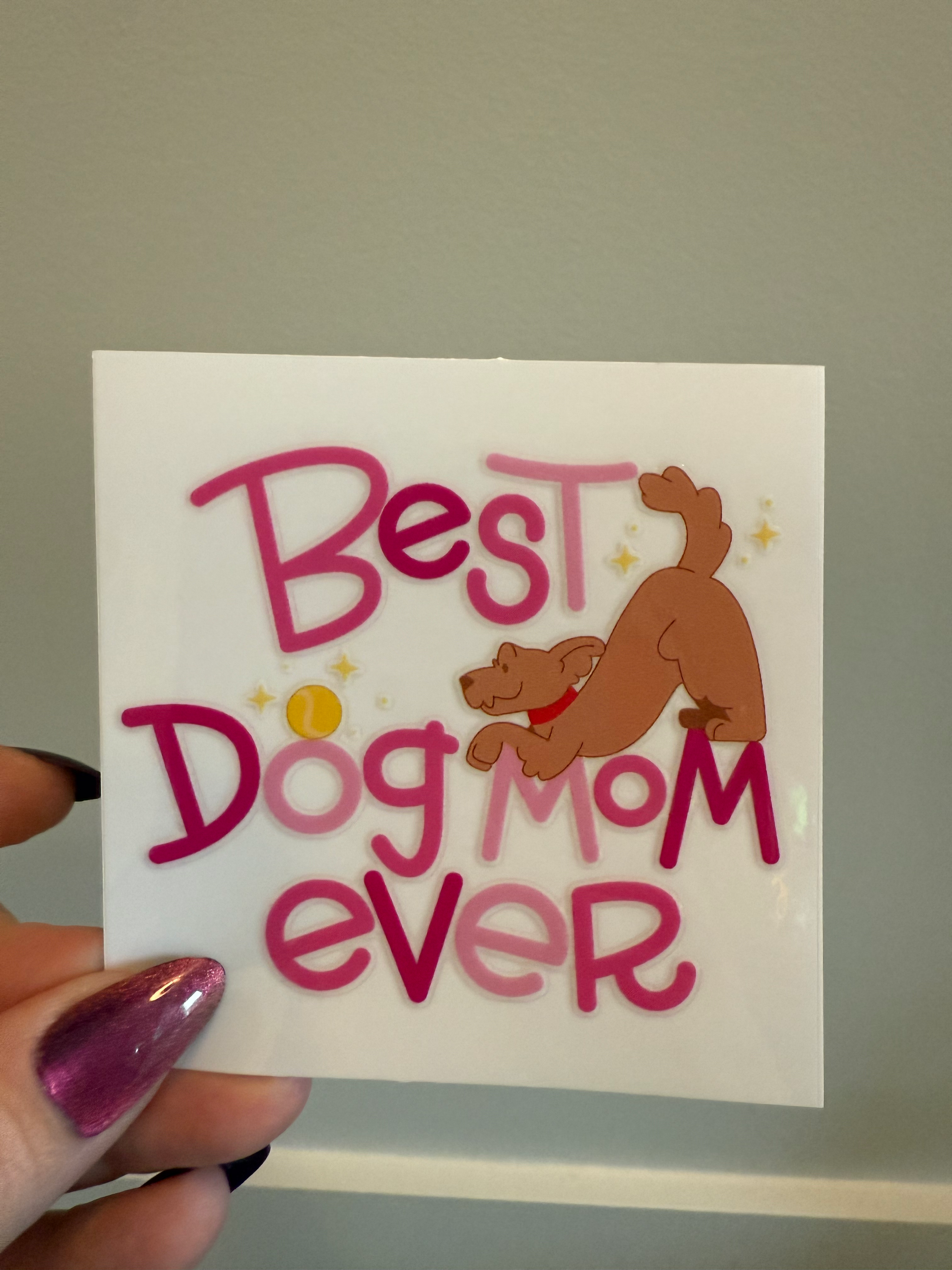 Best Dog Mom Decal