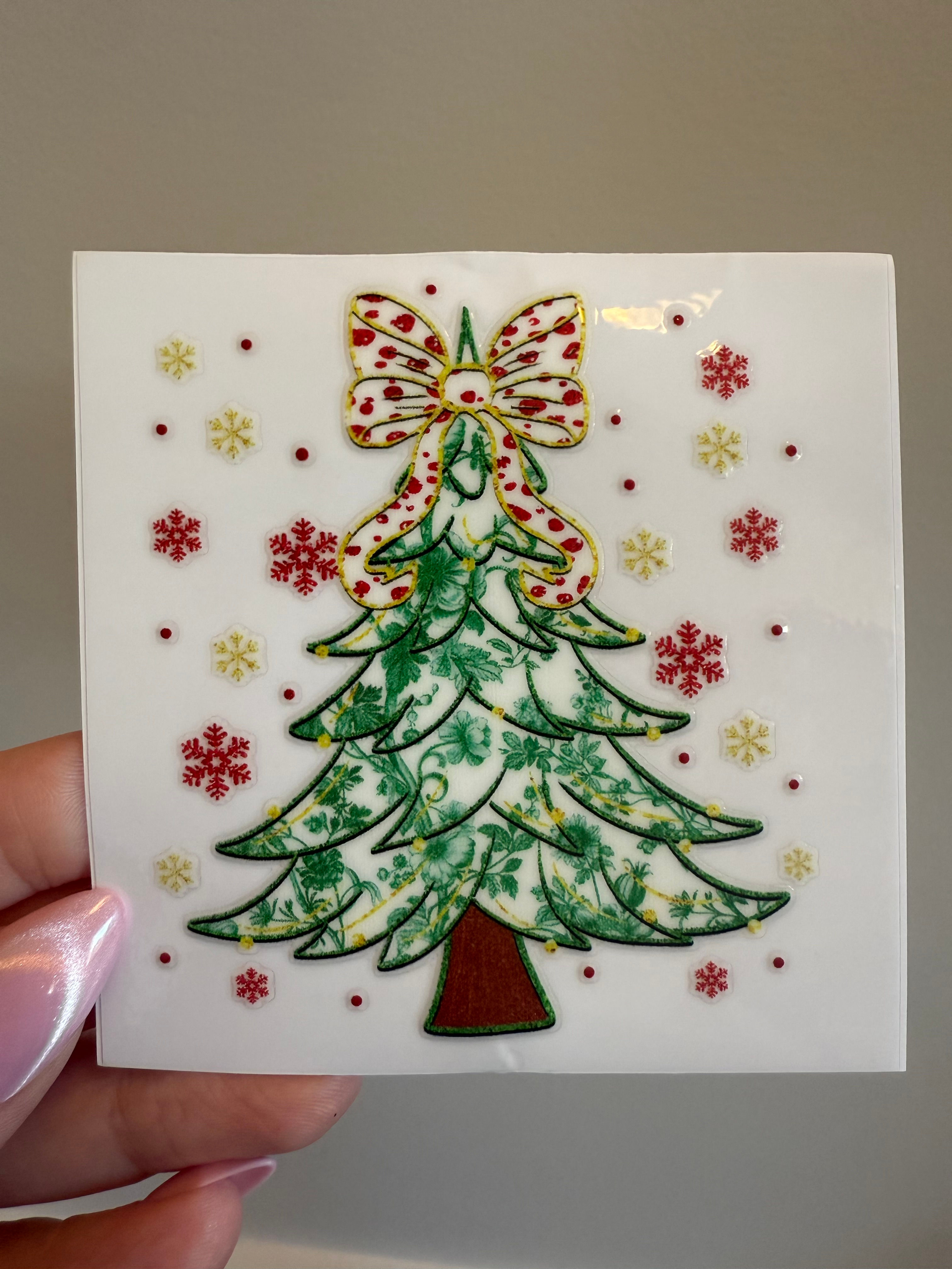 CHRISTMAS TREE DECAL11