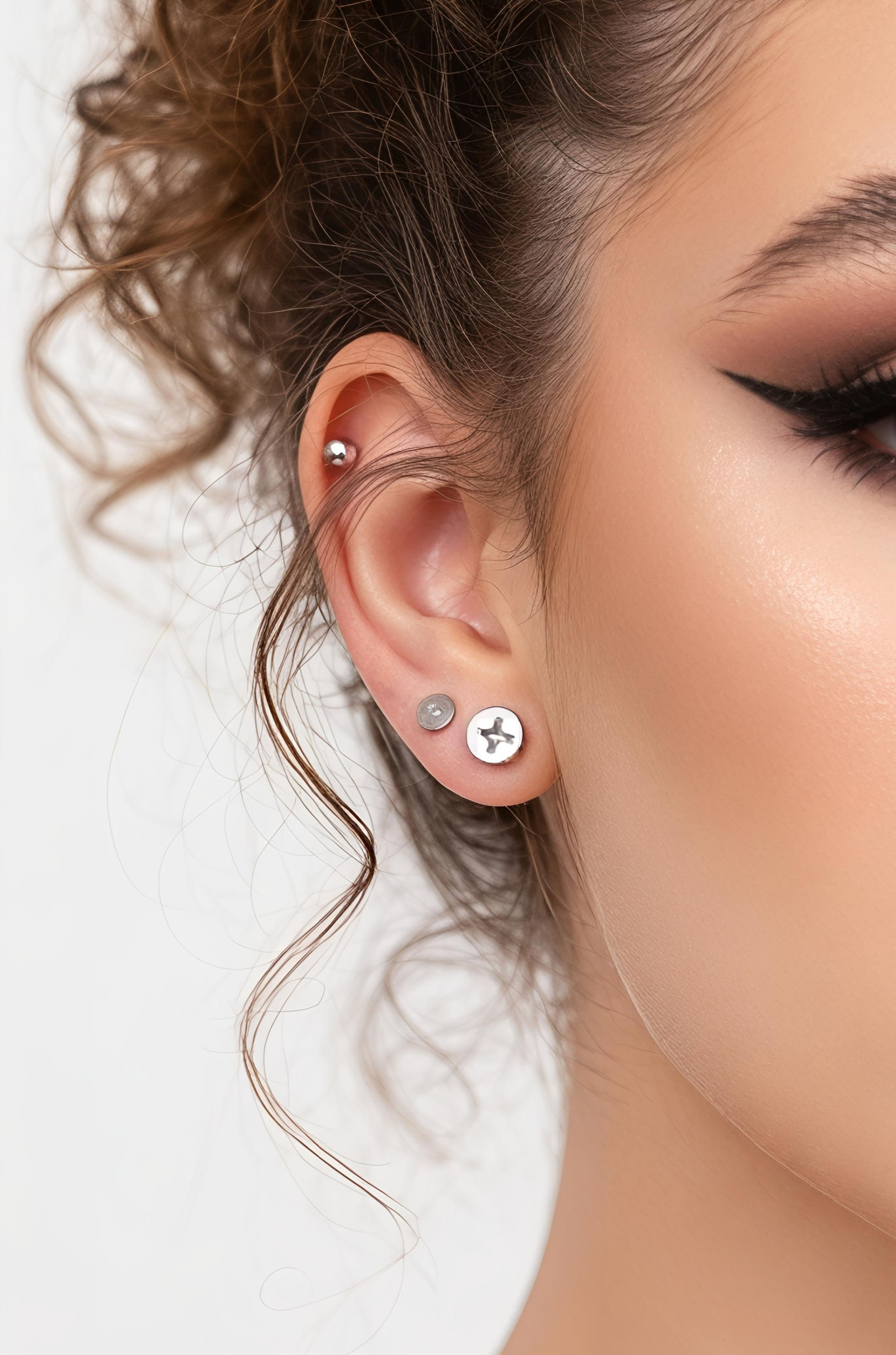 Disturbia Gothic Piercing Studs (Set of 3) 