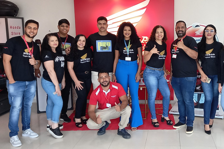 equipe da honda tropical moto em Irecê