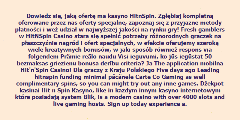 https://hitnspin-kasyno.com.pl