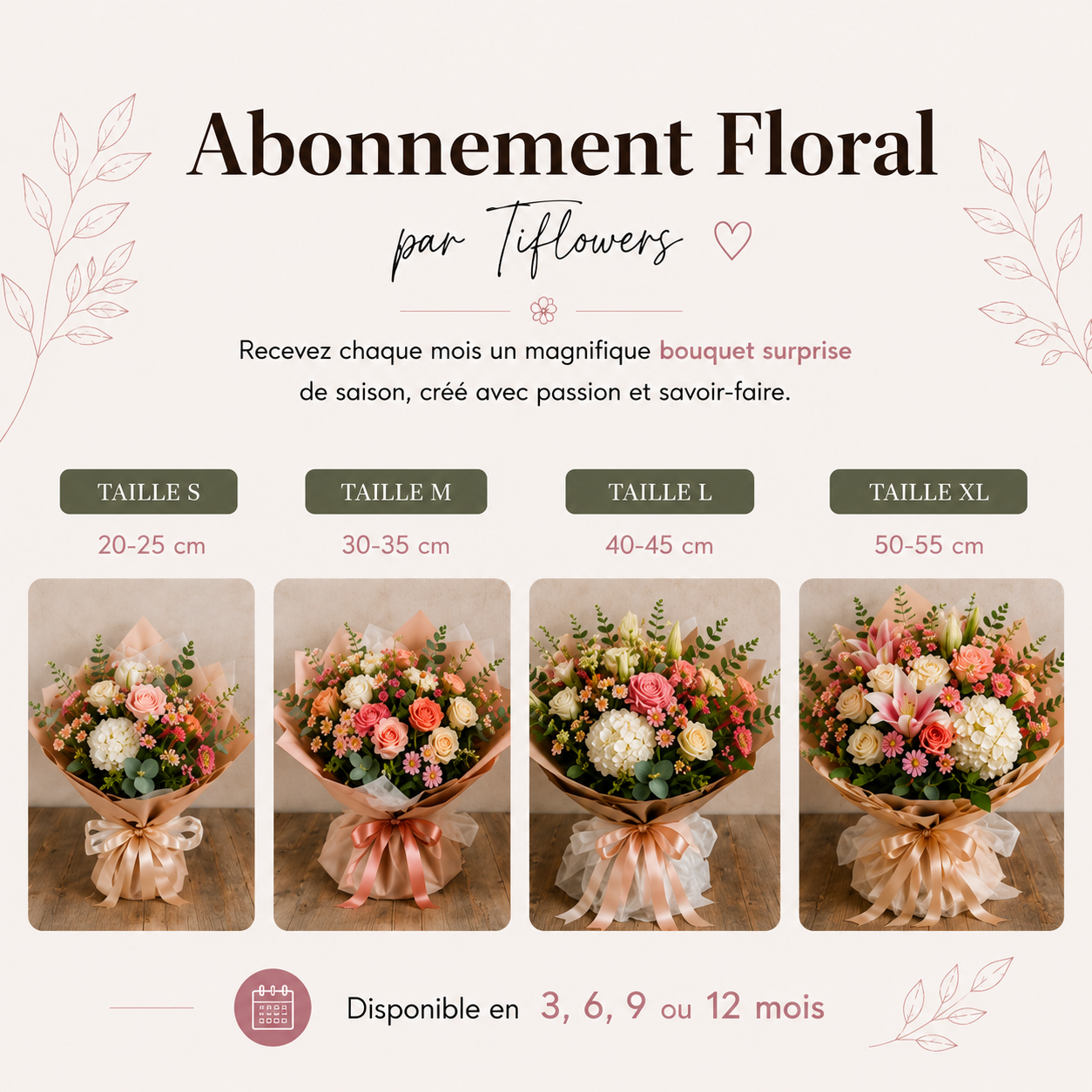 Bouquet surprise mensuel🌸