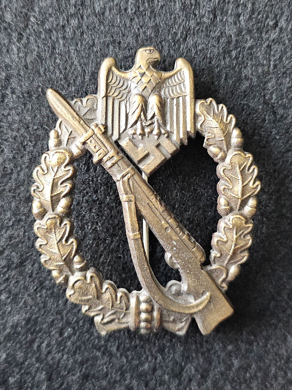 Infantry Assault Badge in Bronze by Josef Feix & Söhne "JFS"