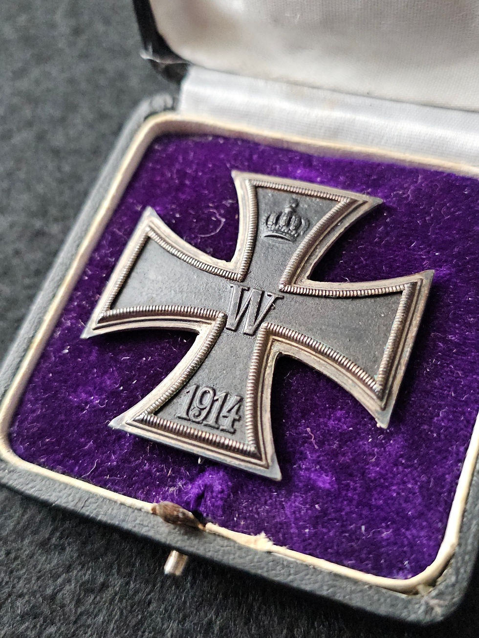 Thumbnail: Iron Cross First Class 1914 by Carl Dillenius "CD800" in Box.