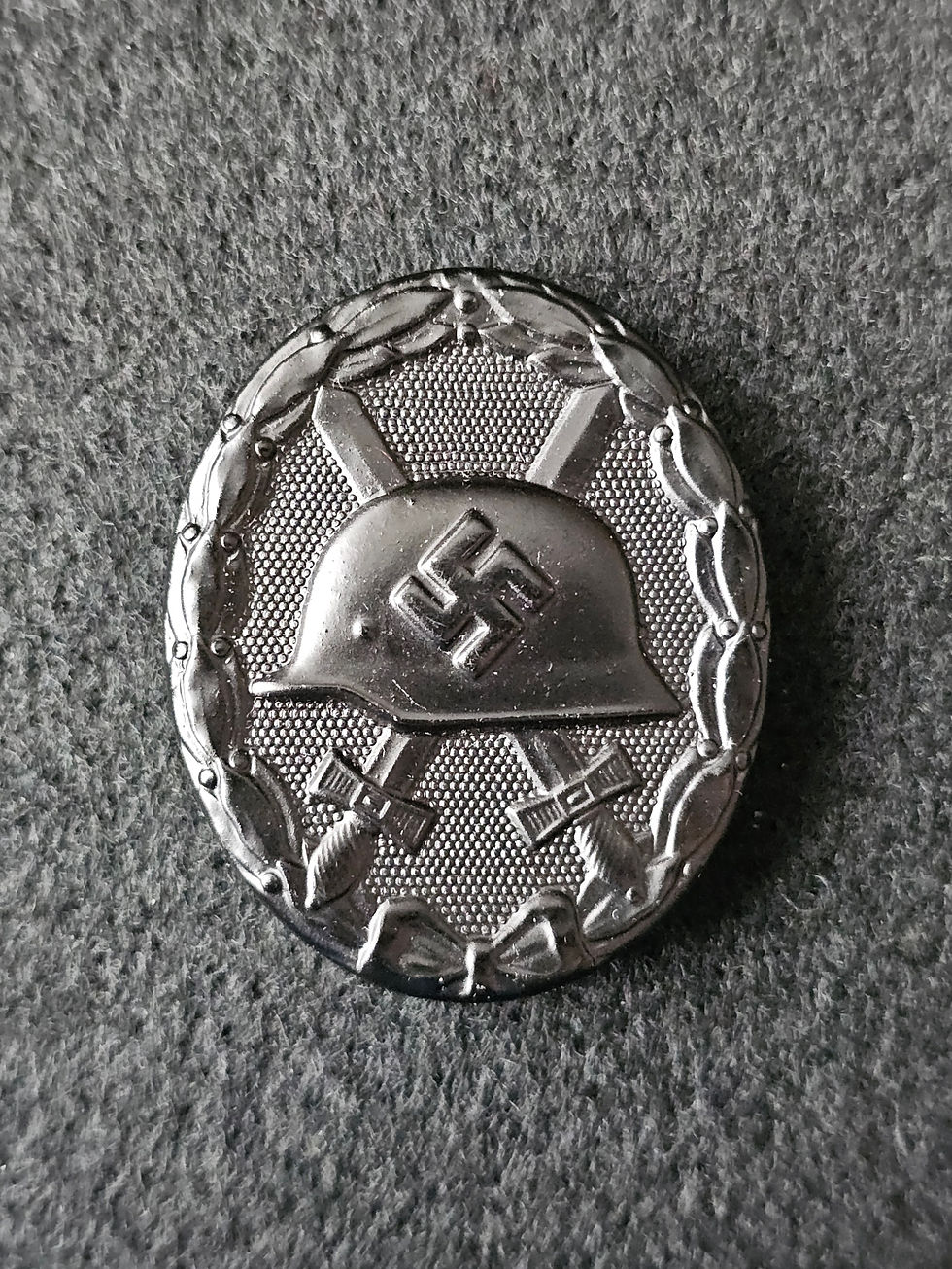 Thumbnail: Wound badge in black by Steinhauer & Lück "4" MINT!!!