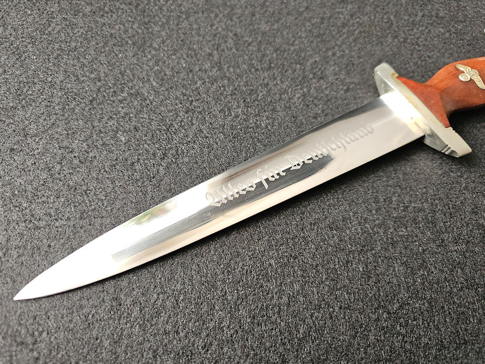 Thumbnail: Early M33 SA Sturmabteilung dagger by Hugo Linder Deltawerk.