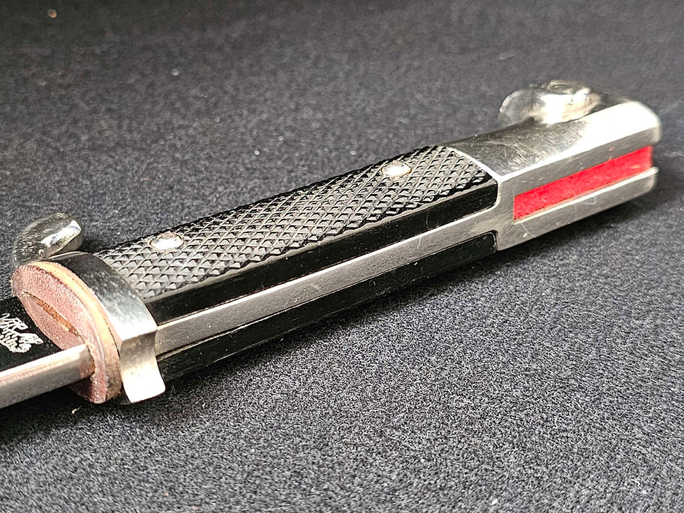 Thumbnail: A short KS 98 single-etched dress bayonet by

TIGER Solingen. 