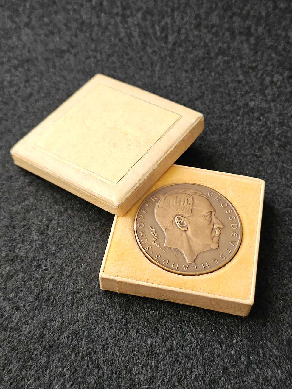 Medal "Accession of the Ostmark into the German Reich" 1938.