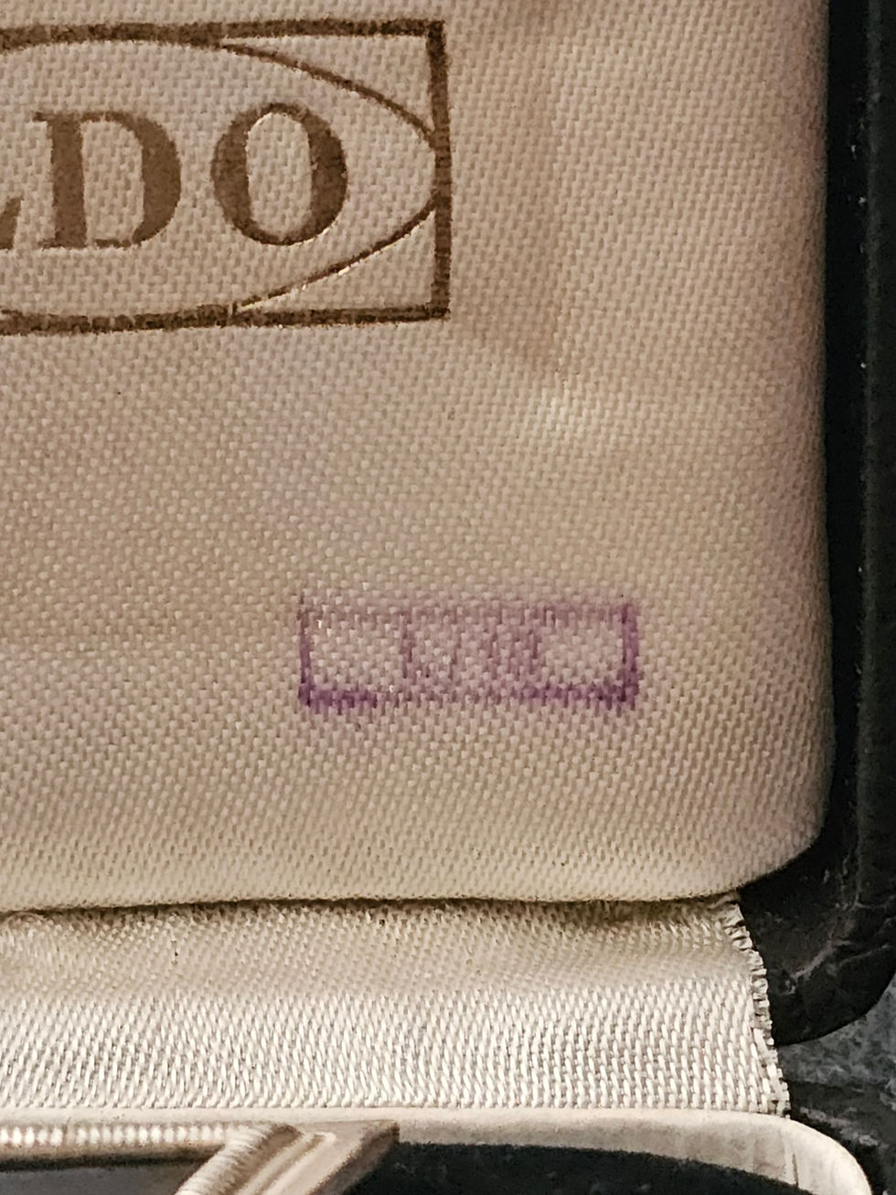 Thumbnail: Iron cross 1st class by B.H. Mayer, screw back "L/18" in box.